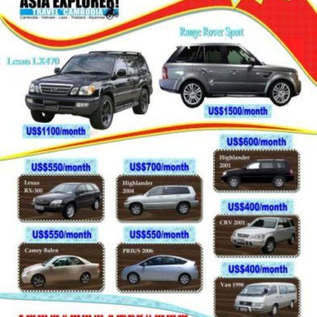 Car rental service special offer