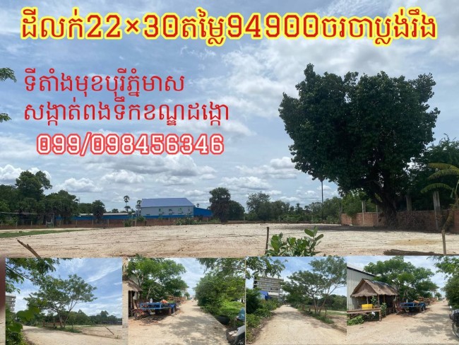 ដីលក់បន្ទាន់នៅសង្កាត់ពងទឹក